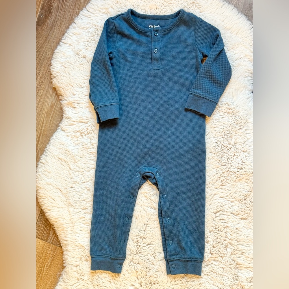 Carter’s Just One You Thermal Long Sleeve Onesie 18 months
